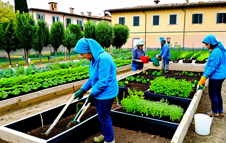 레크리에이션 실습 보고서 작성법 - "A group of Italian adults participating in a pasta-making workshop at a rustic Tuscan agriturismo. ...