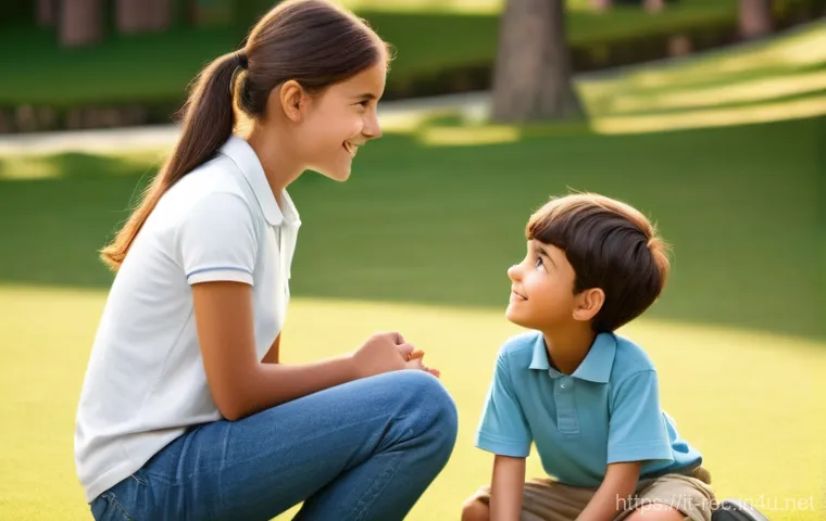 레크리에이션 지도자 채용 조건 및 기준 - **Prompt 1: The Empathetic Animator Connecting with a Child**
"A heartwarming scene at a vibrant...