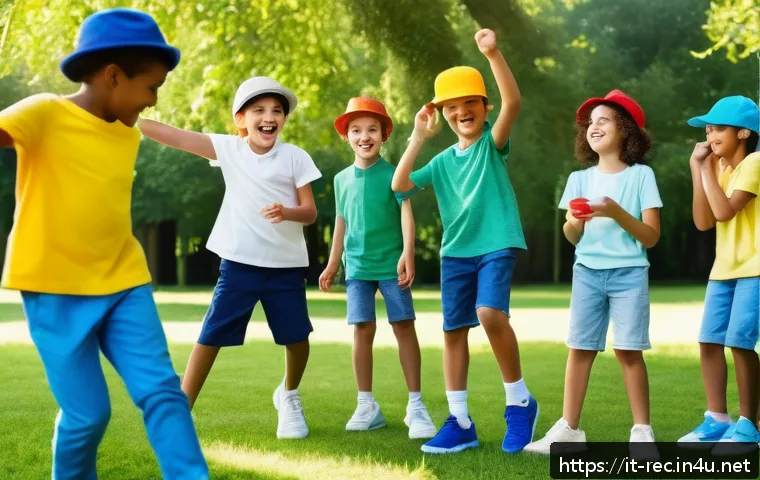 레크리에이션 학위와 관련 자격증 비교 - A lively summer camp scene in Italy showing a diverse group of children aged 6 to 12 playing educati...